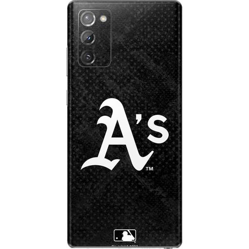 MLB Oakland Athletics Dark Wash Galaxy Note20 5G Skin